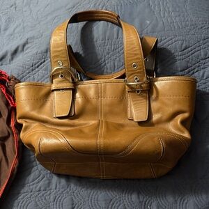 Coach Tan Leather Bag